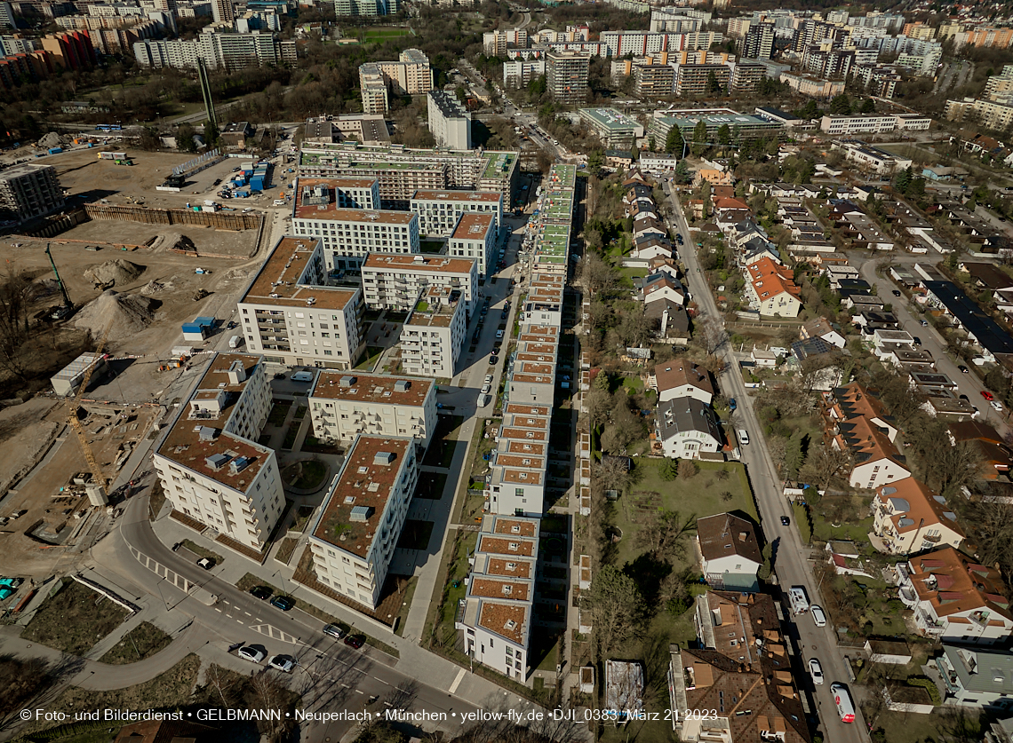 22.03.2023 - Baustele und Wohnanlage Alexisquartier